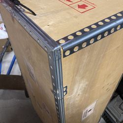 Shipping Crate full of guitars a Luthier’s dream