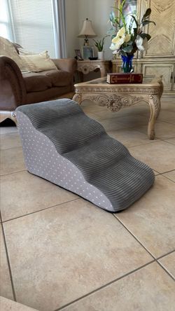 Gray Pet Stairs with Cover