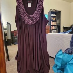 Torrid Burgundy Dress, Size 2