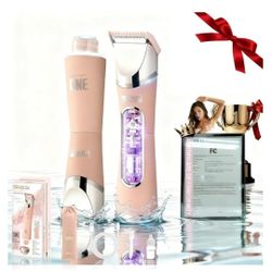 5-in-1 Bikini Trimmer for Women Dual Head【German-TXO-Technology】-Painless-Blade Electric Razors