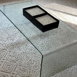 glass coffee table