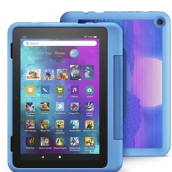 Amazon Fire HD 8 Kids Pro tablet- 2022, ages 6-12 | 8" HD screen, slim case for older kids, ad-free content, parental controls, 13-hr battery, 32 GB, 