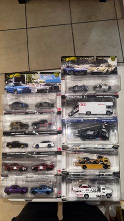 Hot Wheels car culture and team transport Bundle