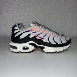 Nike Air Max Plus TN Youth 6Y / Womens 7.5 Gray Blue Athletic Gym Running Shoes