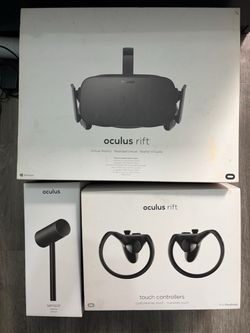 Oculus Rift VR Headset with Touch Controllers and Sensor