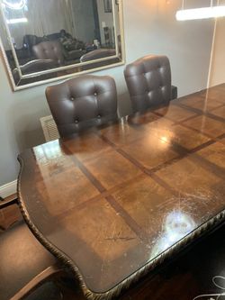 6 chairs dining room table