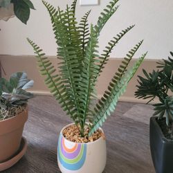 3 Potted Artificial Decorative Plants