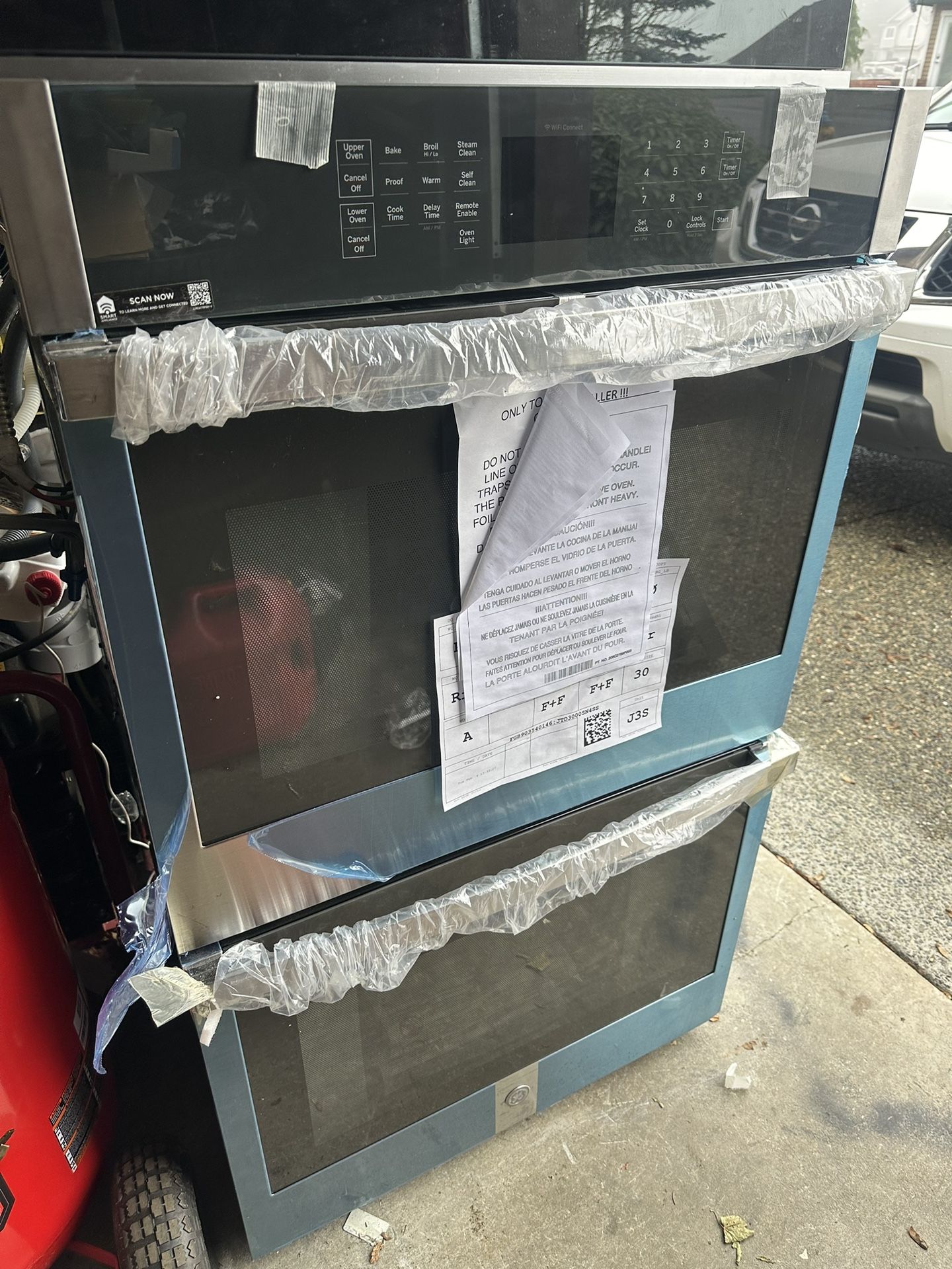 Brand New G E Stainless Steel Double Oven Self Clean 