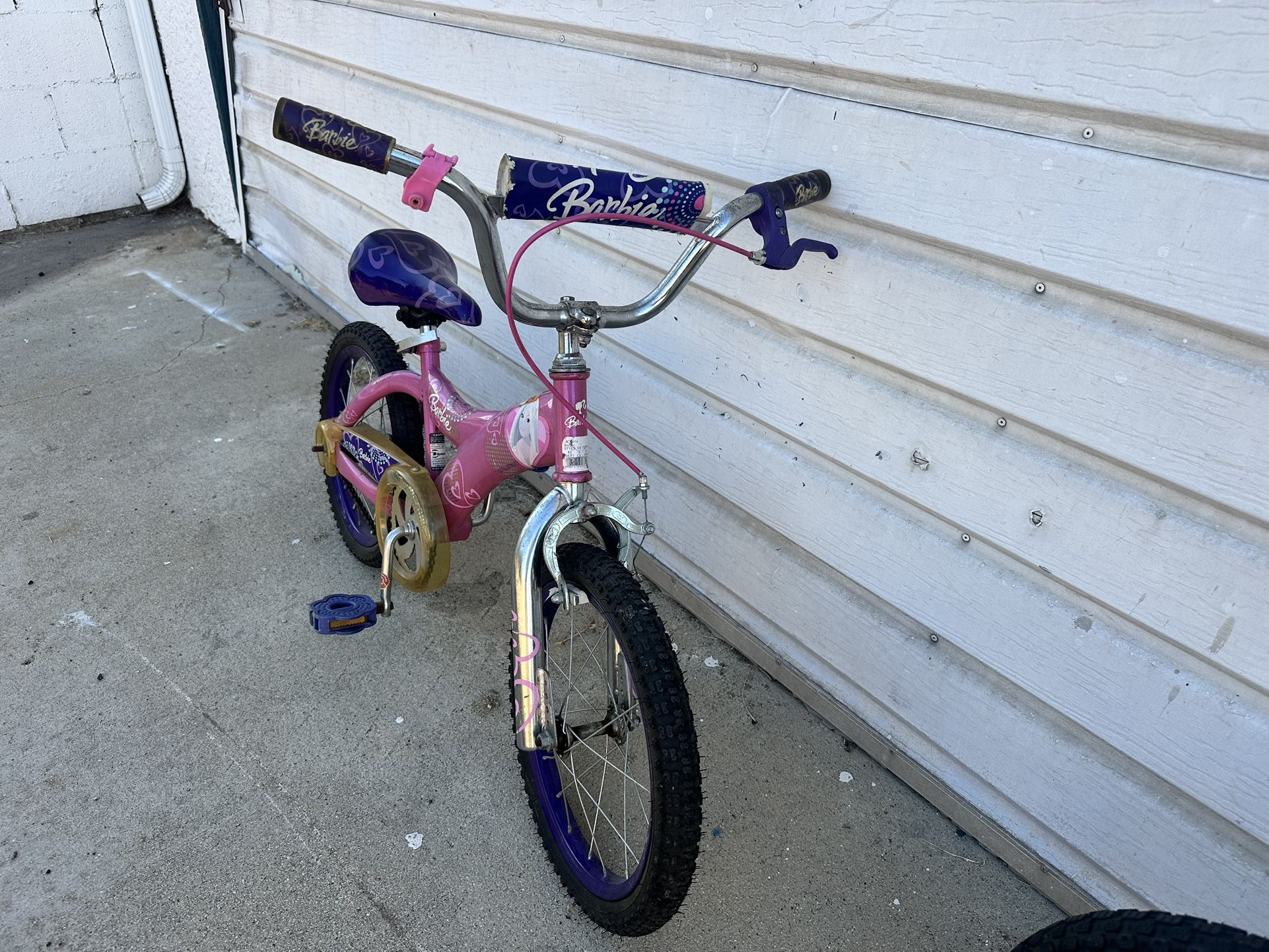 Trek And barbie 16” Kids bike