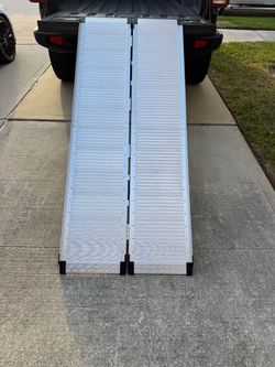 Portable aluminum ramp 6ft