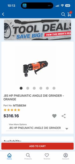 Matco die grinder