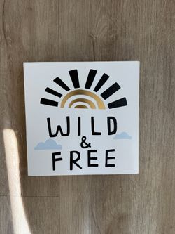 Wild & Free Children’s Wall Art