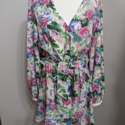 Sequin Floral Dress