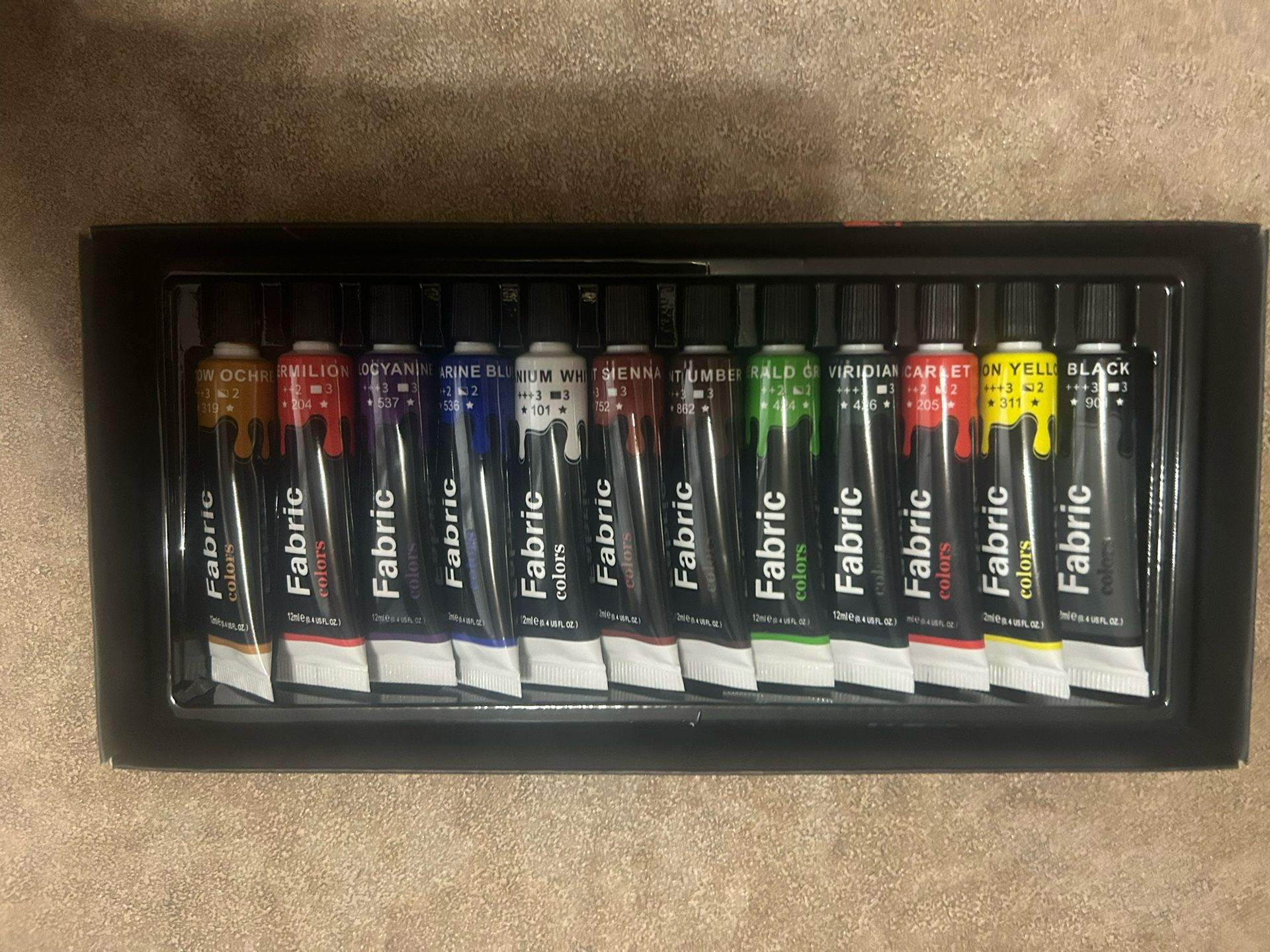 Acrylic Fabric Colors