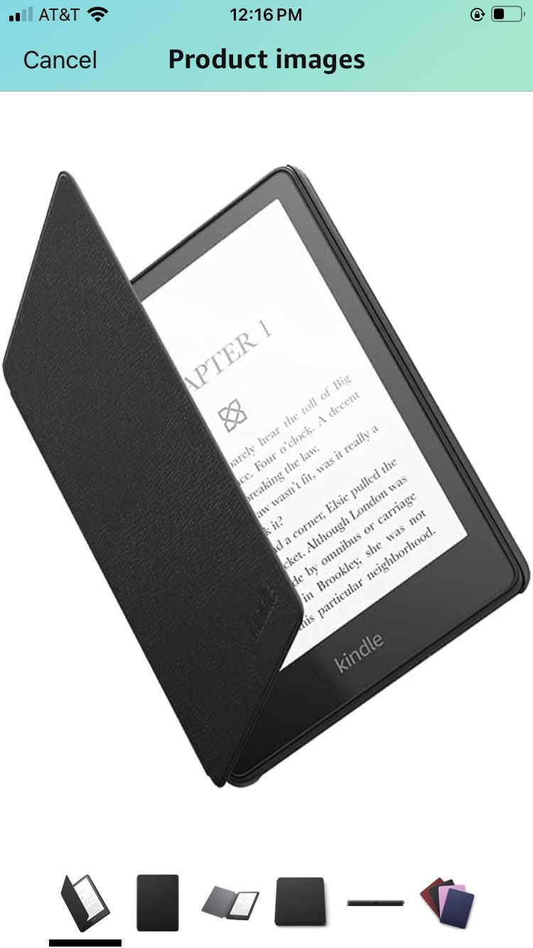 Amazon Kindle Paperwhite Case (11th Generation), Thin and Light, Foldable Protective Cover - Leather
