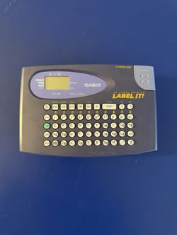 Casio Label It! Label Maker And Printer