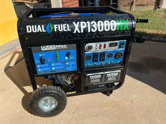 DuroMax XP13000HX 13,000-Watt Dual Fuel Portable Generator with CO Alert.