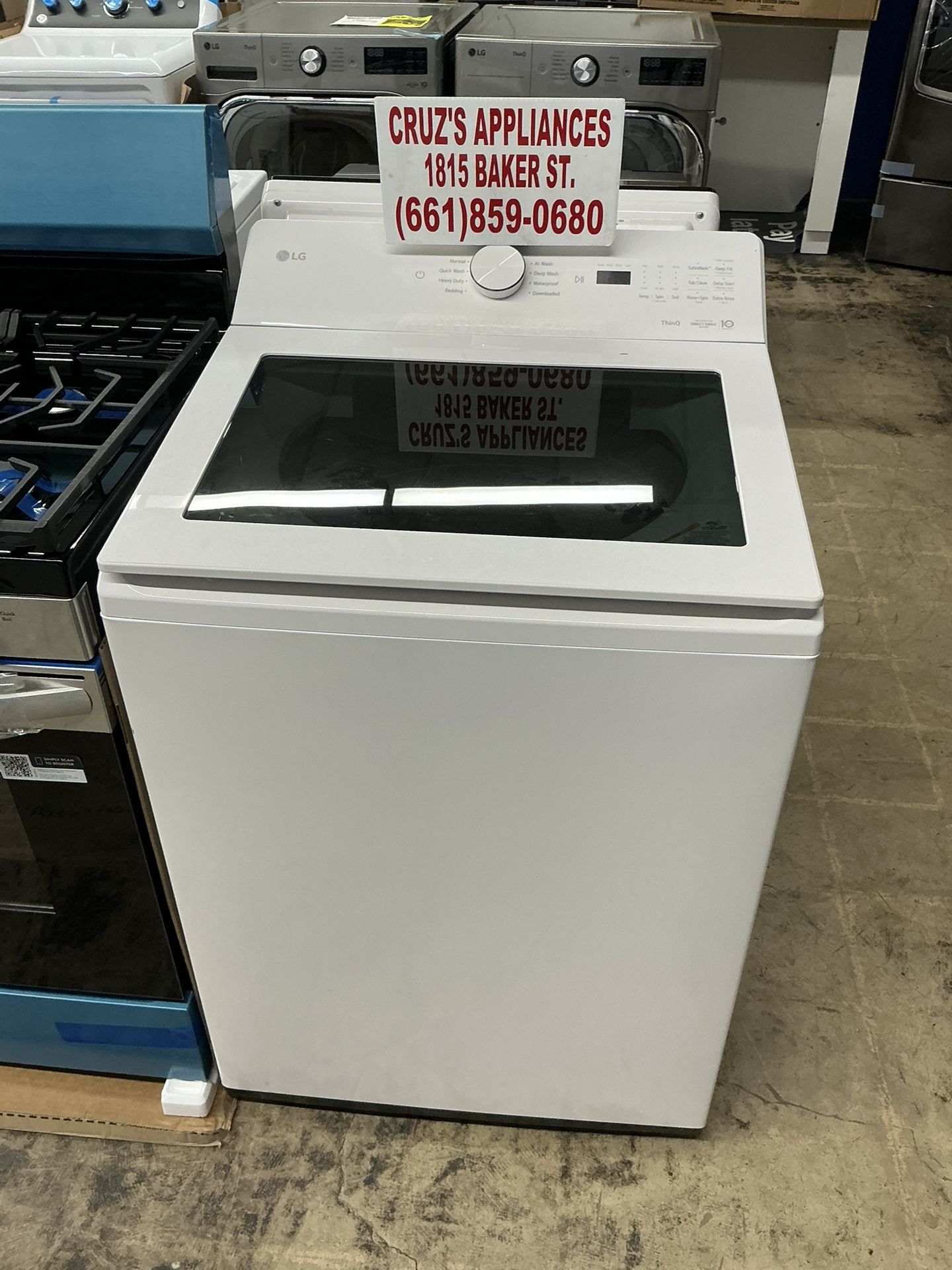 Cruz S Appliances Sales Brand New LG Washer
