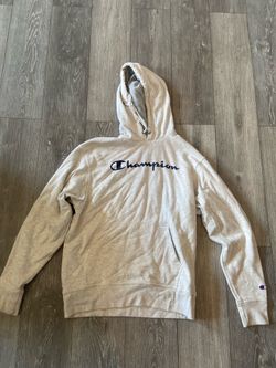 Champion grey hoodie Size M #champion #hoodie