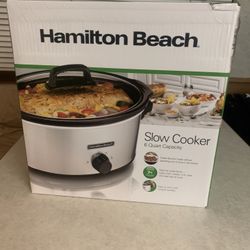 hamilton beach slow cooker 6 quart capicity