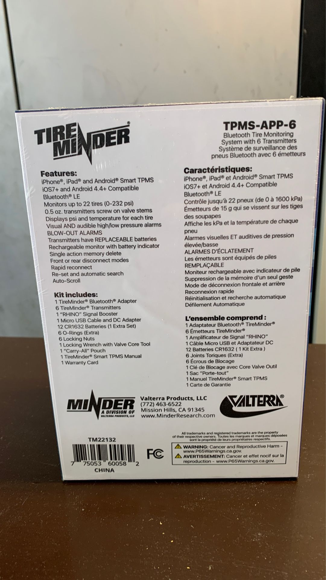 Rv - travel trailer tire monitoring system new in box