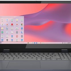 Lenovo - Flex 3i Chromebook 15.6" FHD Touch-Screen Laptop - Celeron N4500 - 4GB Memory - 64GB eMMC - Abyss Blue. Model:82T3000DUS. Will come as shown.