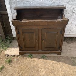 Frazier & Son Vintage Pine Dry Sink