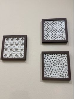 Home decor - wall clock, wall decor and painting