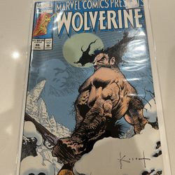 Marvel Comics Presents #95 (Jan 1991) Wolverine Yellow and Blue suit origin VF+