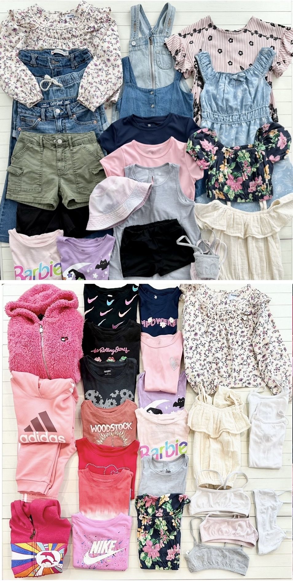 Bundle Of Girls Clothes & Shoes Size (6-8) (2.5) Lot(43)