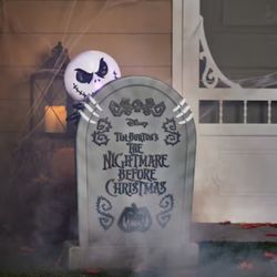 Nightmare Before Christmas Tombstone 