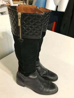 Women’s high knee boots 8.5 black color