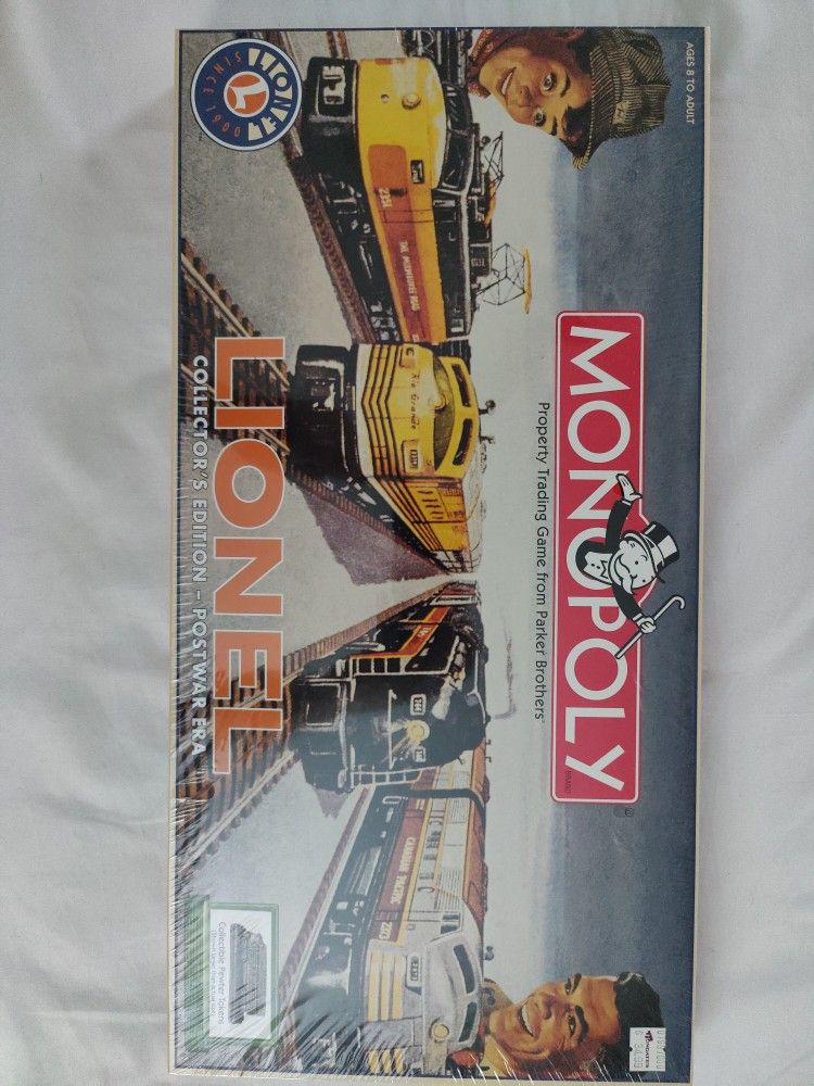 Lionel Train Collectable MONOPOLY Board Game