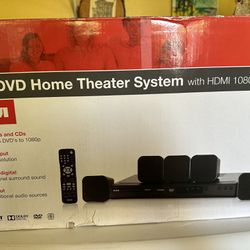 5 Speaker Home Theater System With DVD Player