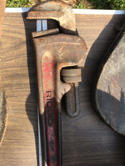 Ridgid 36” heavy duty pipe wrench