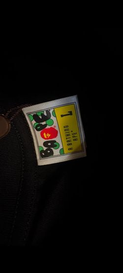 BAPE A Bathing Ape Black Garment Size L