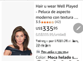Linda peluca ,en especial