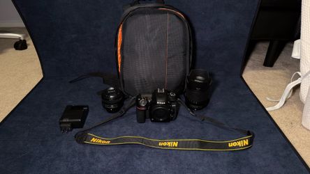 Nikon D7500 , 18-140, 50.1/8, and Bag