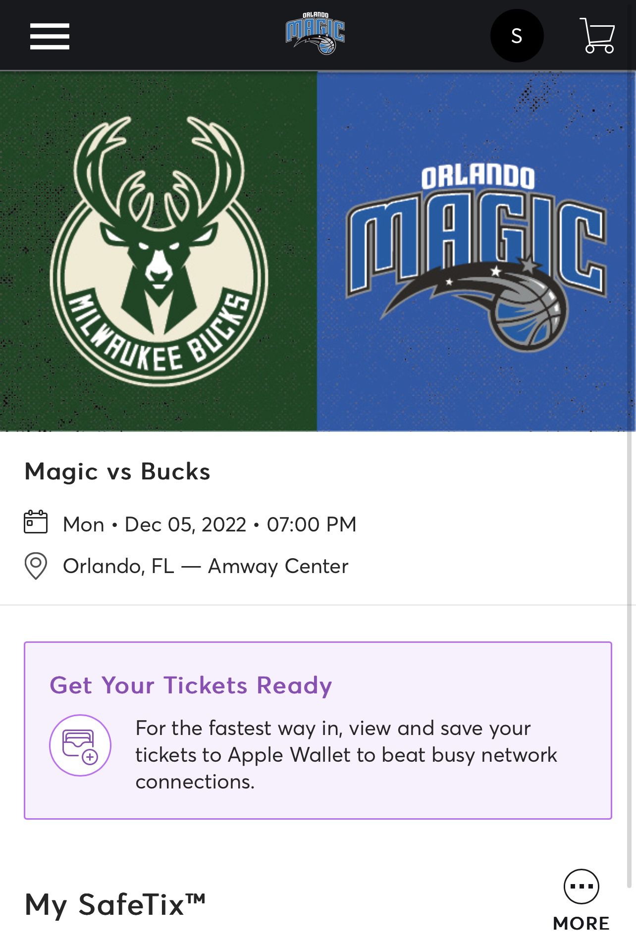 Milwaukee Bucks Vs Orlando Magic