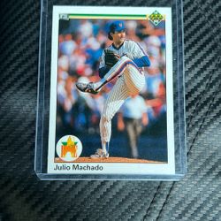Julio Machado Rookie Card # 93 Error Card 1990 Upper Deck Card 