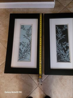 Set of 2 Framed Bird and Branch Art Prints