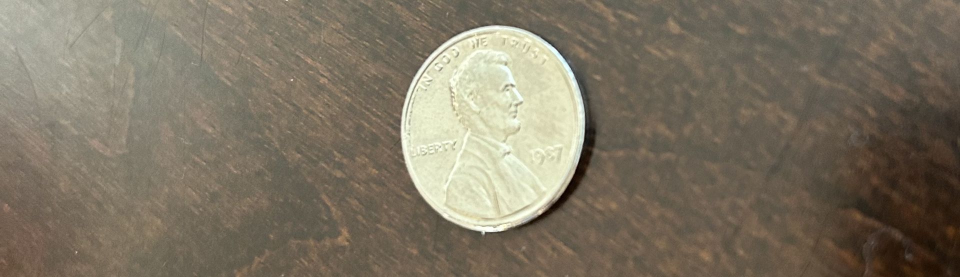 Rare Silver 1987 Penny 