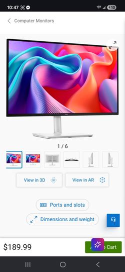 27 inch dell monitor
