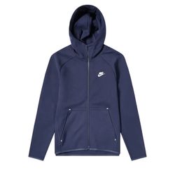 Nike Tech Fleece Men’s Hoodie Obsidian & White