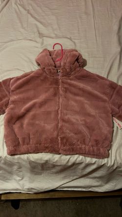 Pink Furry Sweater