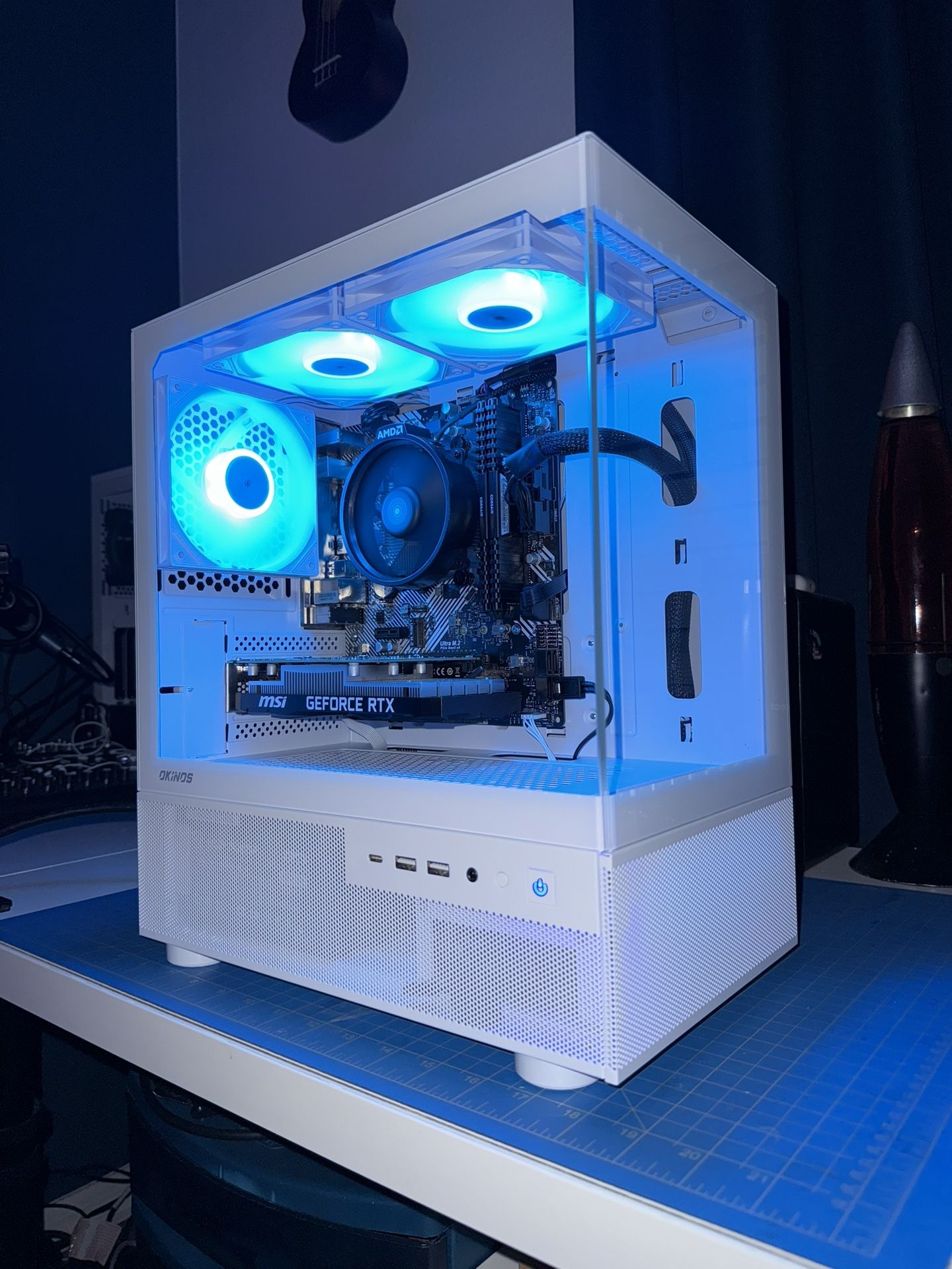 Custom Built White Gaming PC