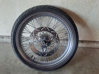 Harley wide glide wheel