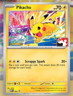 Pikachu Winner Promo Pokémon TCG Card