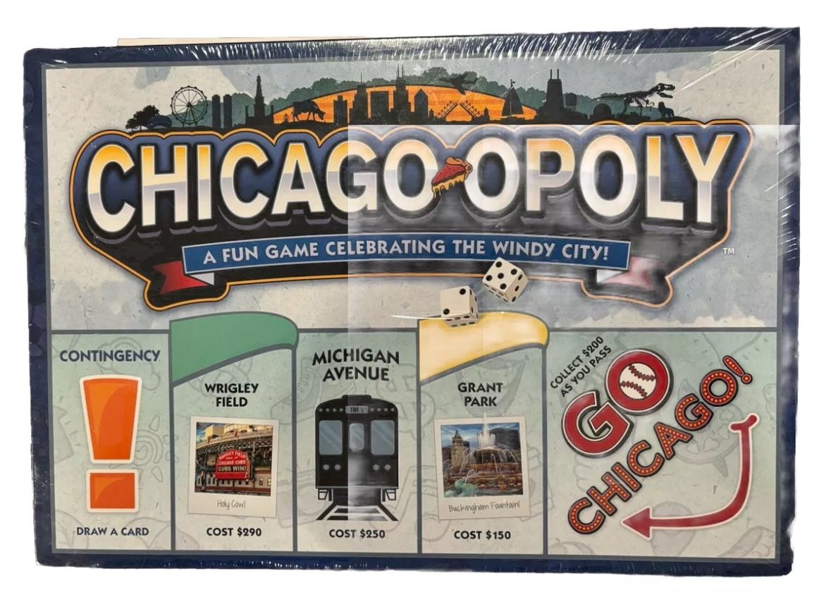 CHICAGO-OPOLY Board Game Celebrating The Windy City - New in Sealed Box