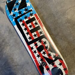 Zero Skateboard Deck 8.25” New Stars And Stripes USA Flag 